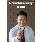 occupation meaning in Hindi